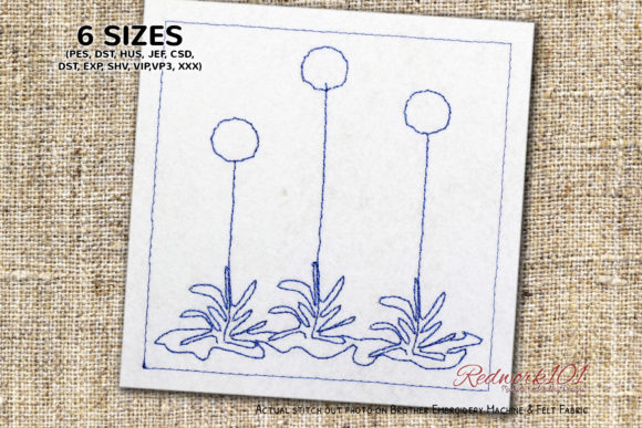 Allium Plant Bluework: A Smart Choice for Small Business Embroidery