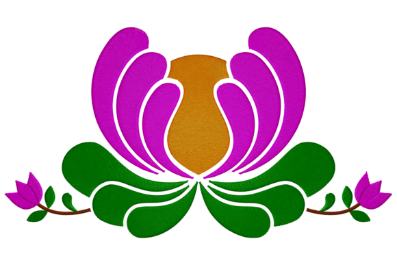 Beautiful Flower Embroidery Design