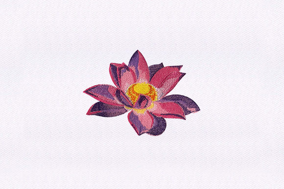 Exotic Flower Design: A Seasonal Embroidery Standout