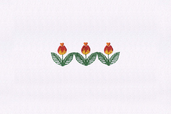 Leaves Flower Border: A Thoughtful Embroidery Design Review
