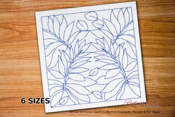Leaves Lineart: A Seasonal Embroidery Staple