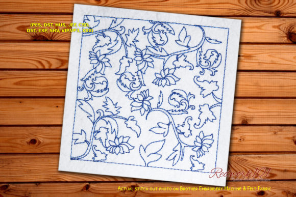 Lotus Flower Bluework: A Seasonal Embroidery Review