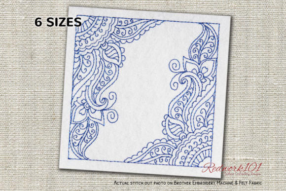 Mehandi Flower Lineart: A Seasonal Embroidery Gem