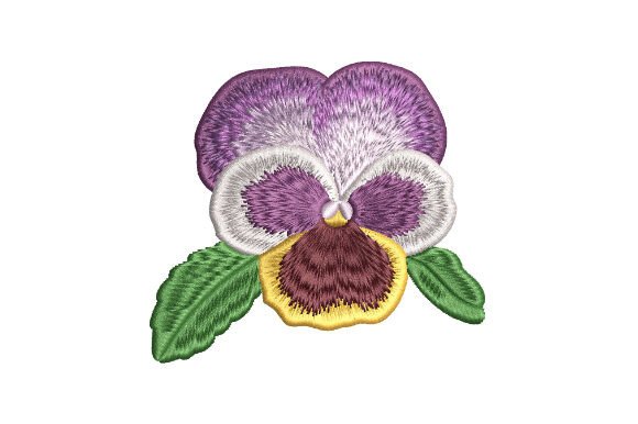 Pansy Flower Bud: A Boutique Sweatshirt Embroidery Review
