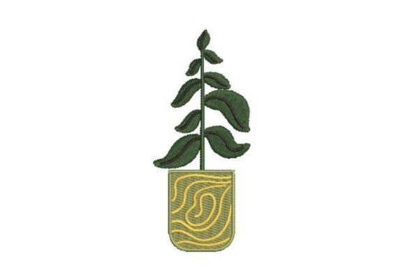 Potted Plant: A Craft Fair-Ready Embroidery Design